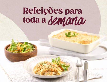 Refeições para toda a semana.